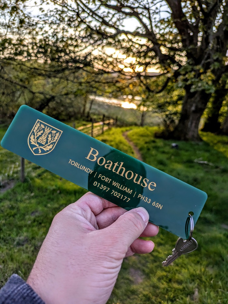 Inverlochy Castle Hotel - Boat house key