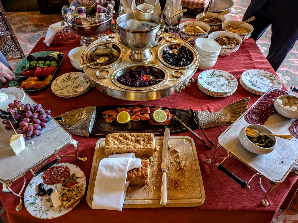 Inverlochy Castle Hotel - Buffet items