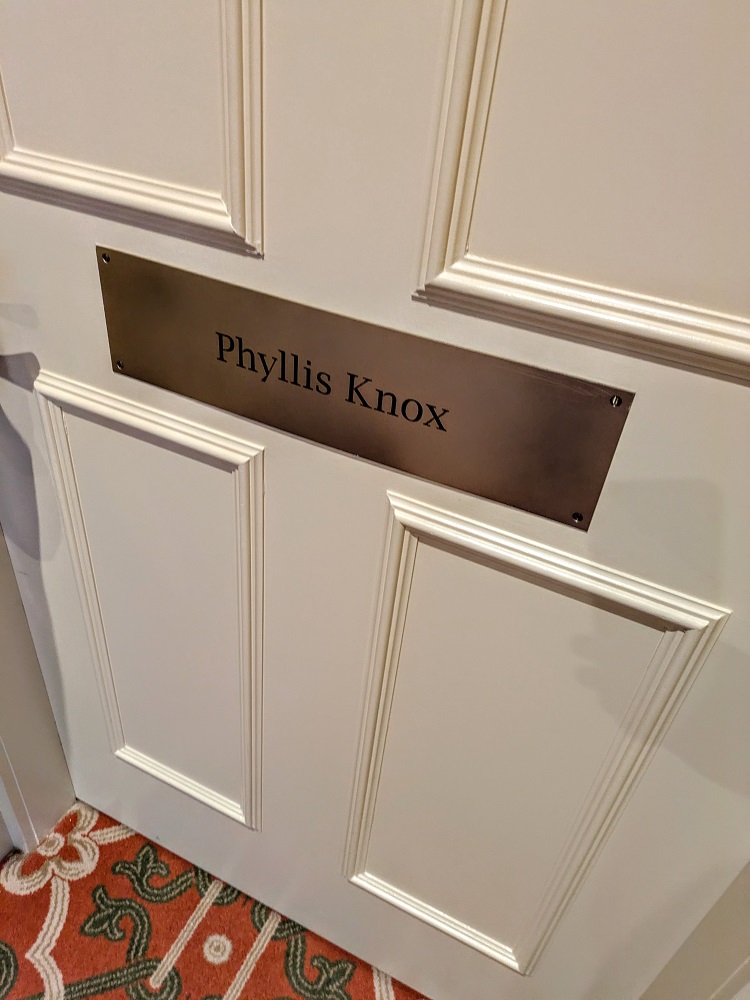 Inverlochy Castle Hotel - Entrance to Phyllis Knox room