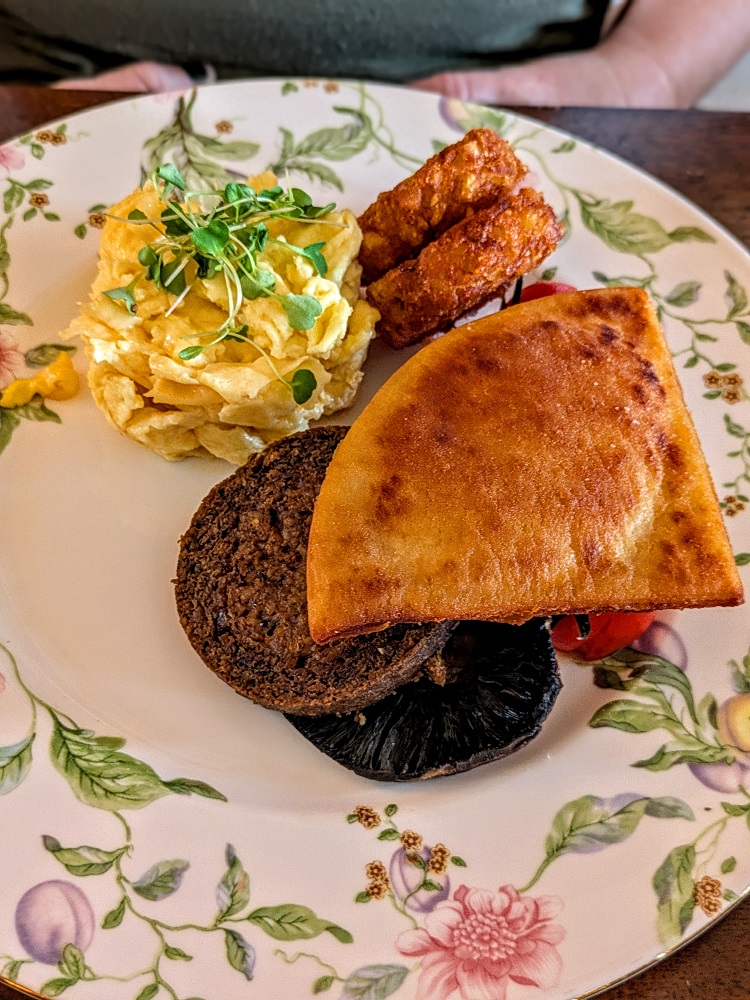 Inverlochy Castle Hotel - Full Scottish Vegetarian Breakfast