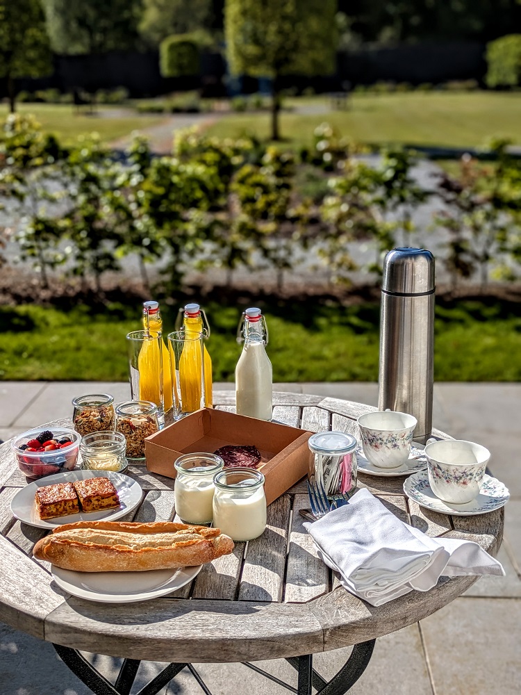 Inverlochy Castle Hotel - Our breakfast hamper contents