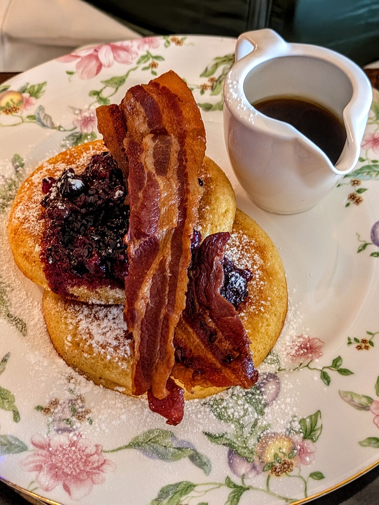 Inverlochy Castle Hotel breakfast - Buttermilk pancakes