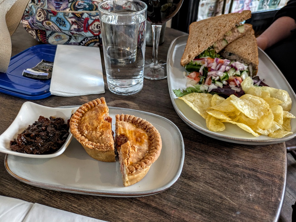 Our lunch at the Shambles Tavern