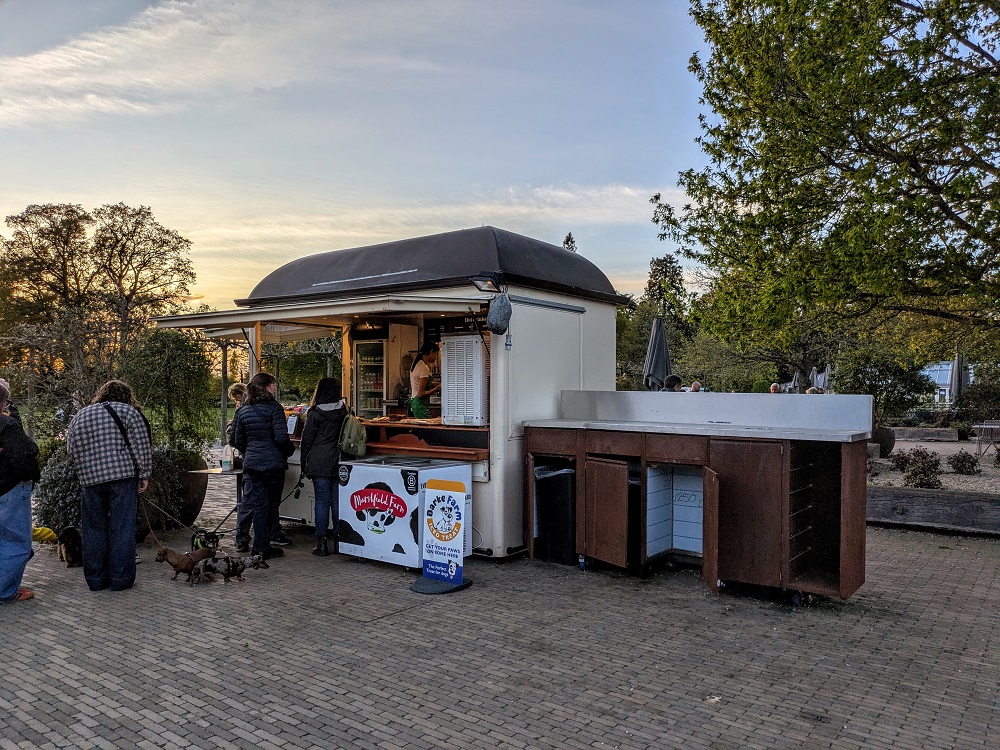 Outdoor cafe at RHS Garden Wisley
