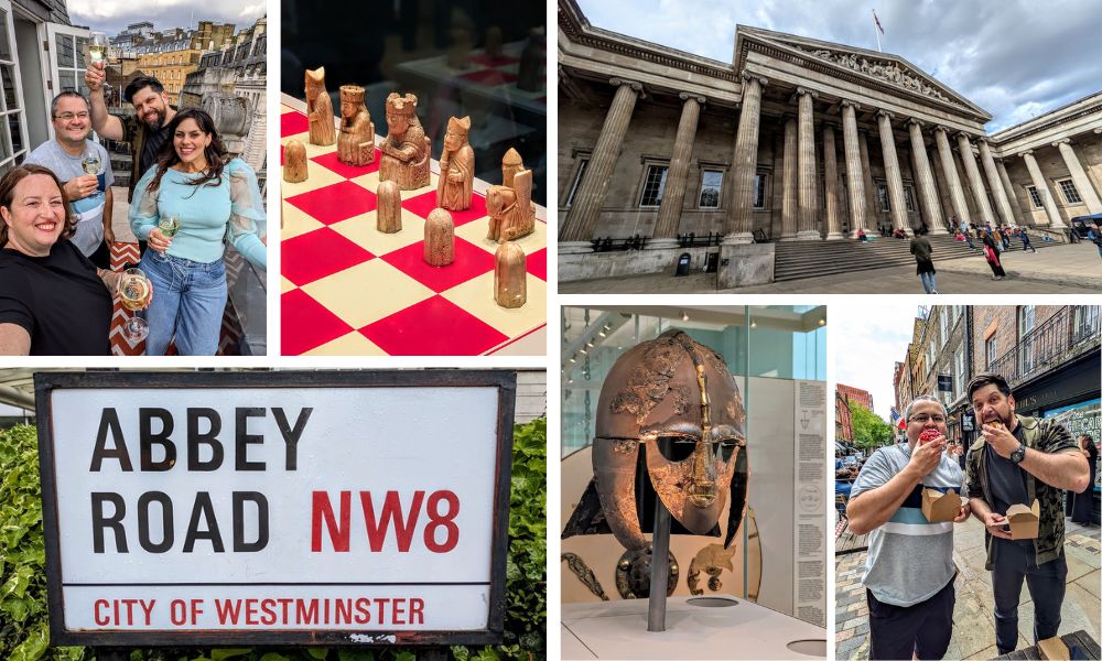 Saga 2025 Day 1 London - Police Station Hotel, British Museum, Dinner In Darkness & Abbey Road