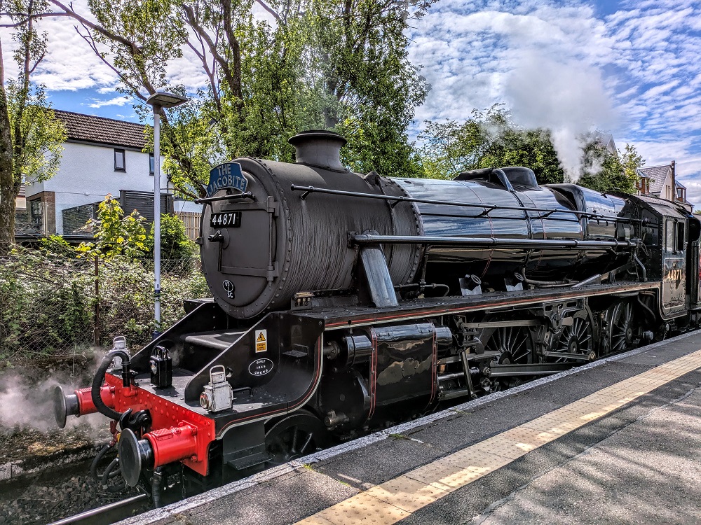 The Jacobite steam train