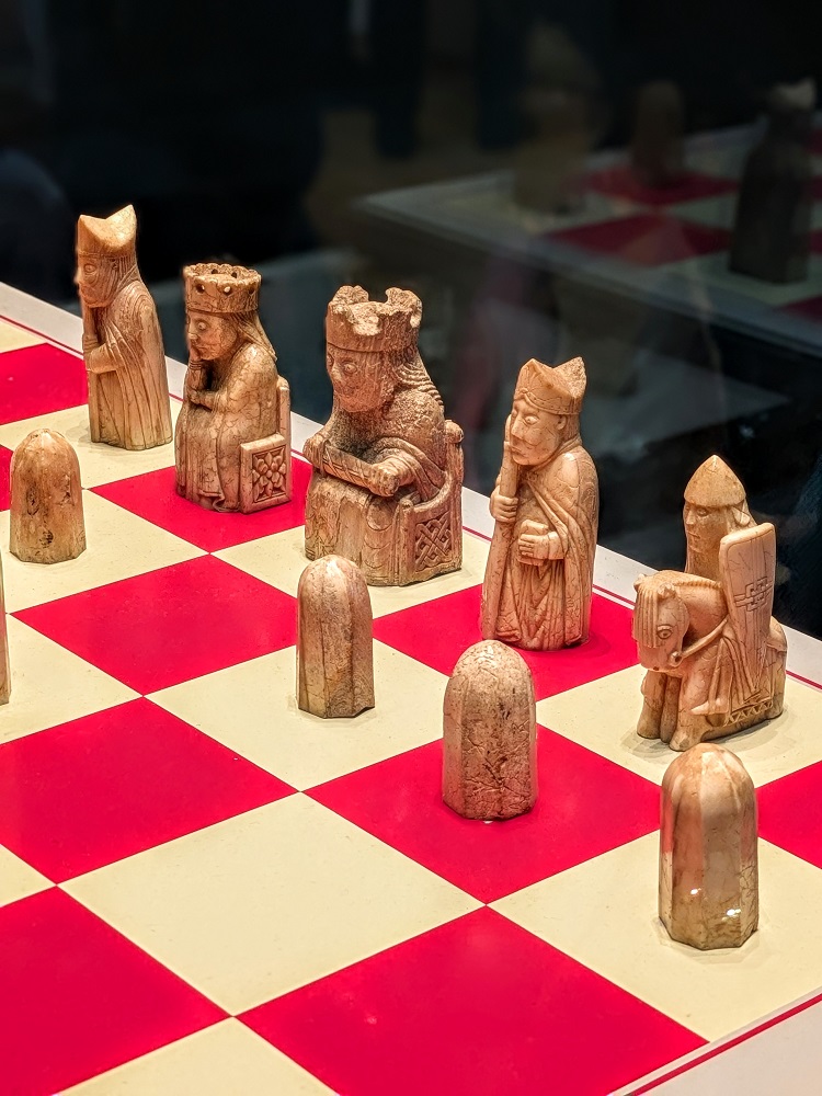 The Lewis Chessmen at the British Museum