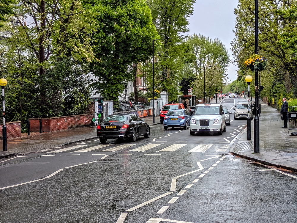 The crossing on Abbey Road