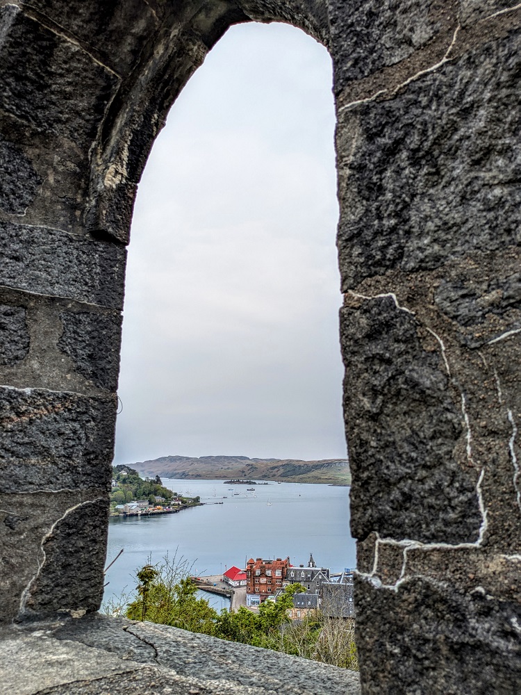 View from McCaig's Tower in Oban