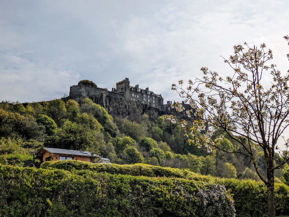 View of Stirling Castle from below