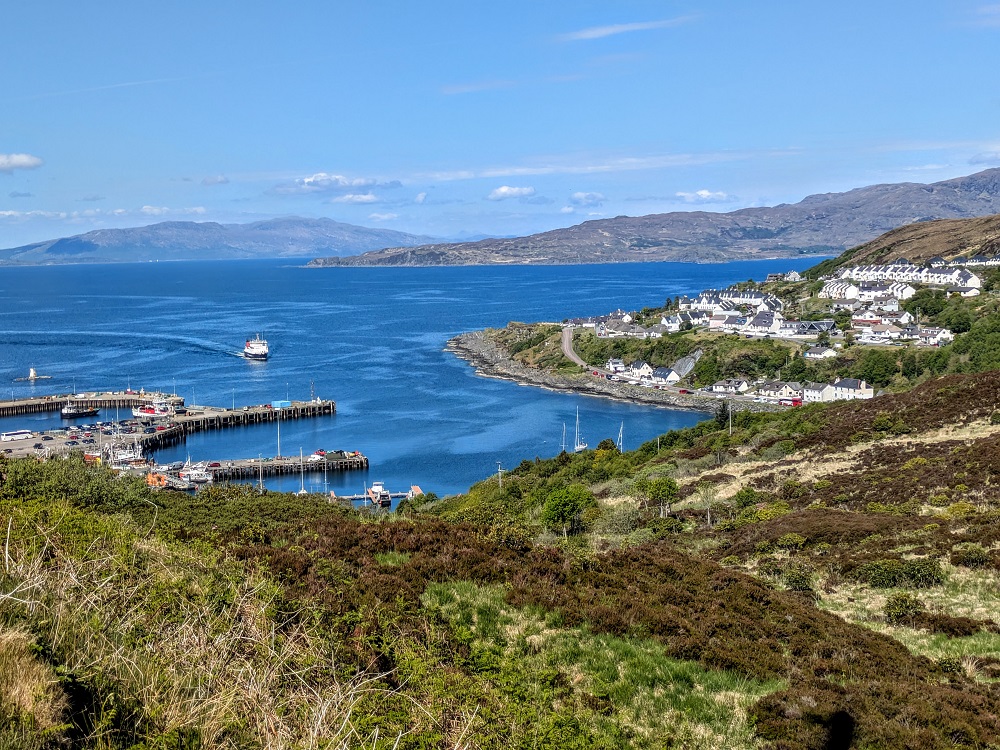 CalMac ferry arriving in Mallaig