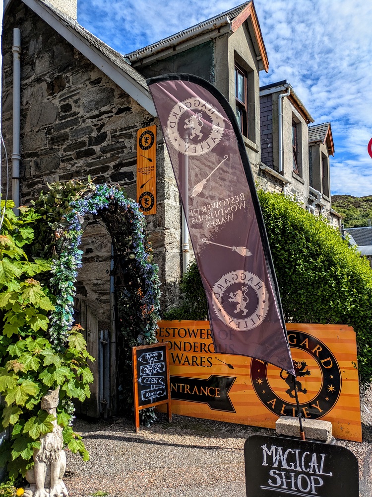 Entrance of Haggard Alley in Mallaig