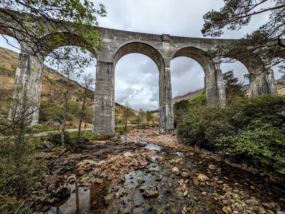 Glenfinnan Viaduct from below