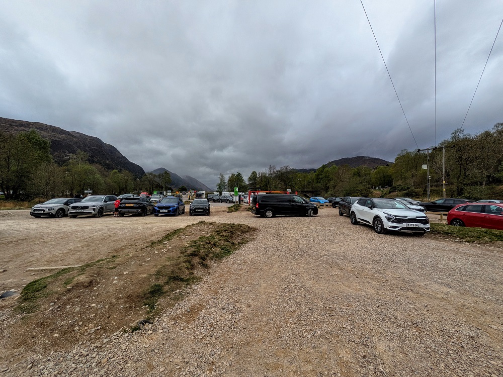 Glenfinnan Viaduct parking lot