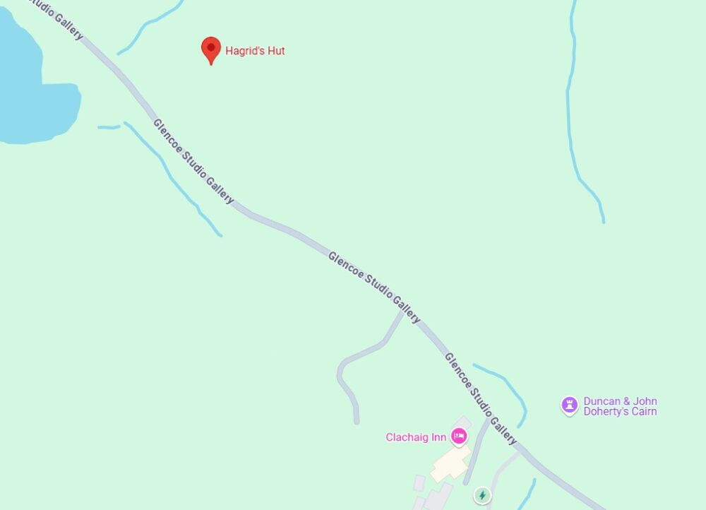Hagrid's Hut is just a short walk from Clachaig Inn