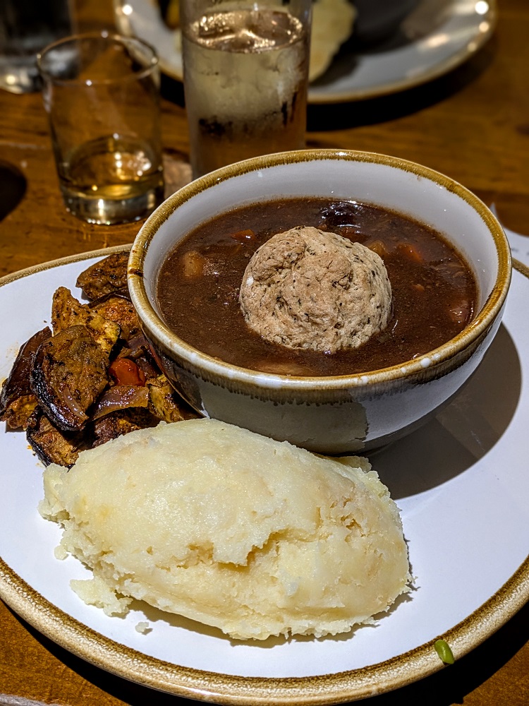 Highland Game Casserole at Clachaig Inn in Glen Coe, Scotland