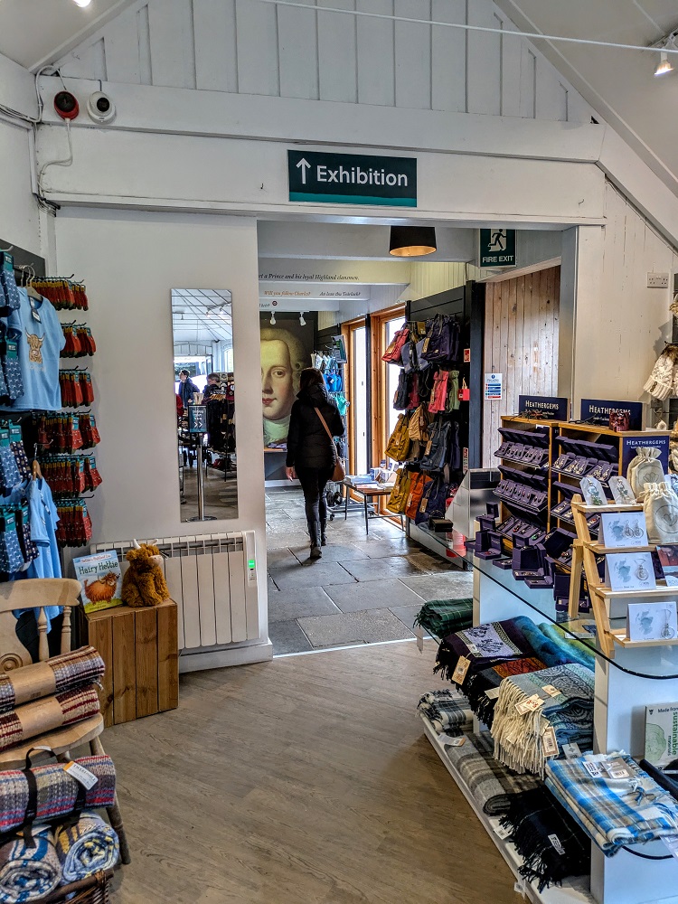 Inside the Glenfinnan Visitor Centre