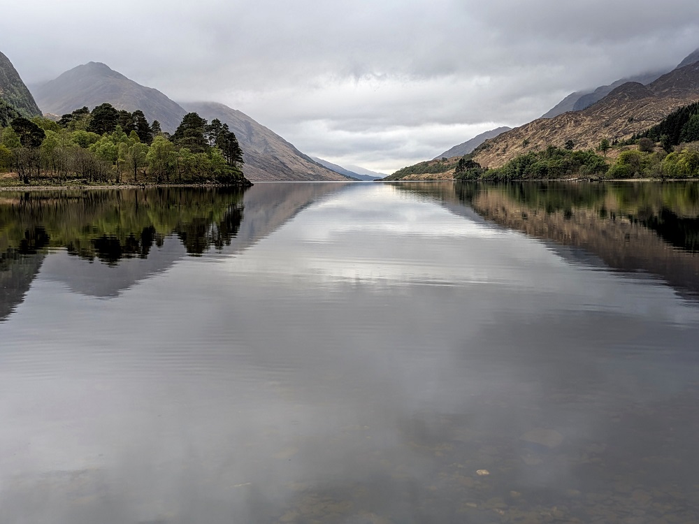 Loch Shiel in Glenfinnan, Scotland (the Black Lake AKA the Great Lake in Harry Potter movies)