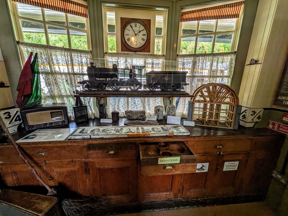 More exhibits at the Glenfinnan train station museum
