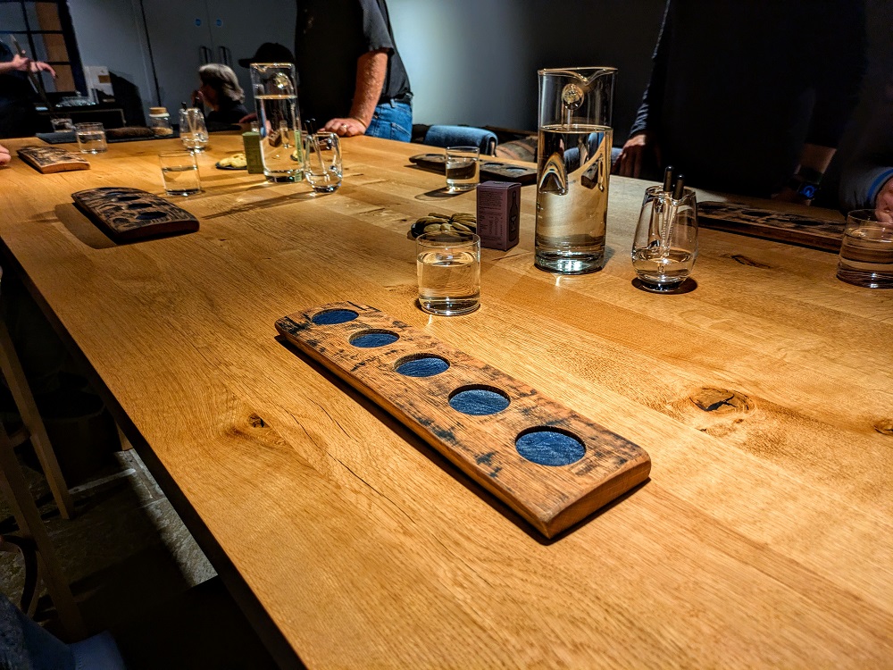Ready for our flights of whisky