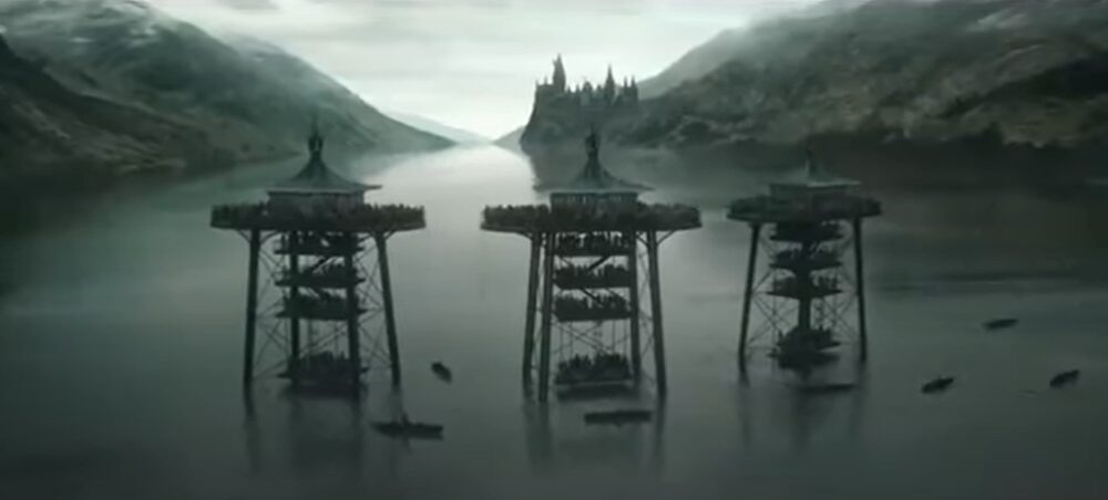 Screenshot from the start of the second task at the Black Lake
