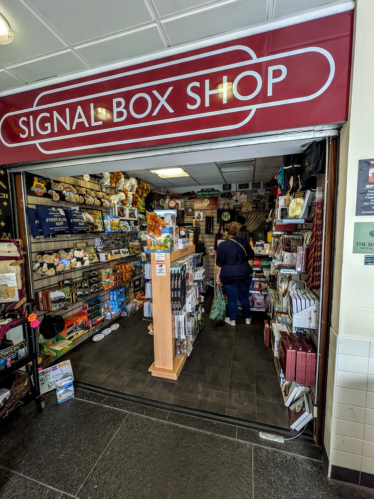 Signal Box Shop at Fort William Train Station