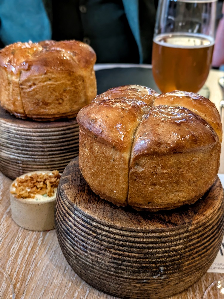 The Three Chimneys, Isle of Skye - Black garlic, onion & oregano rolls