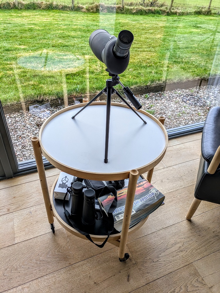 The Two Byres, Isle of Skye - Telescope & binoculars
