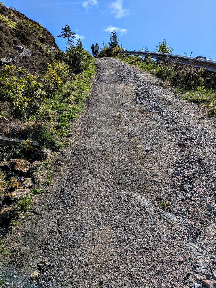 The path up to Mallaig View Point