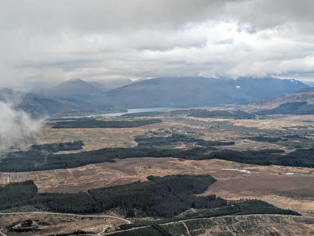 View of Loch Lochy from Ben Nevis