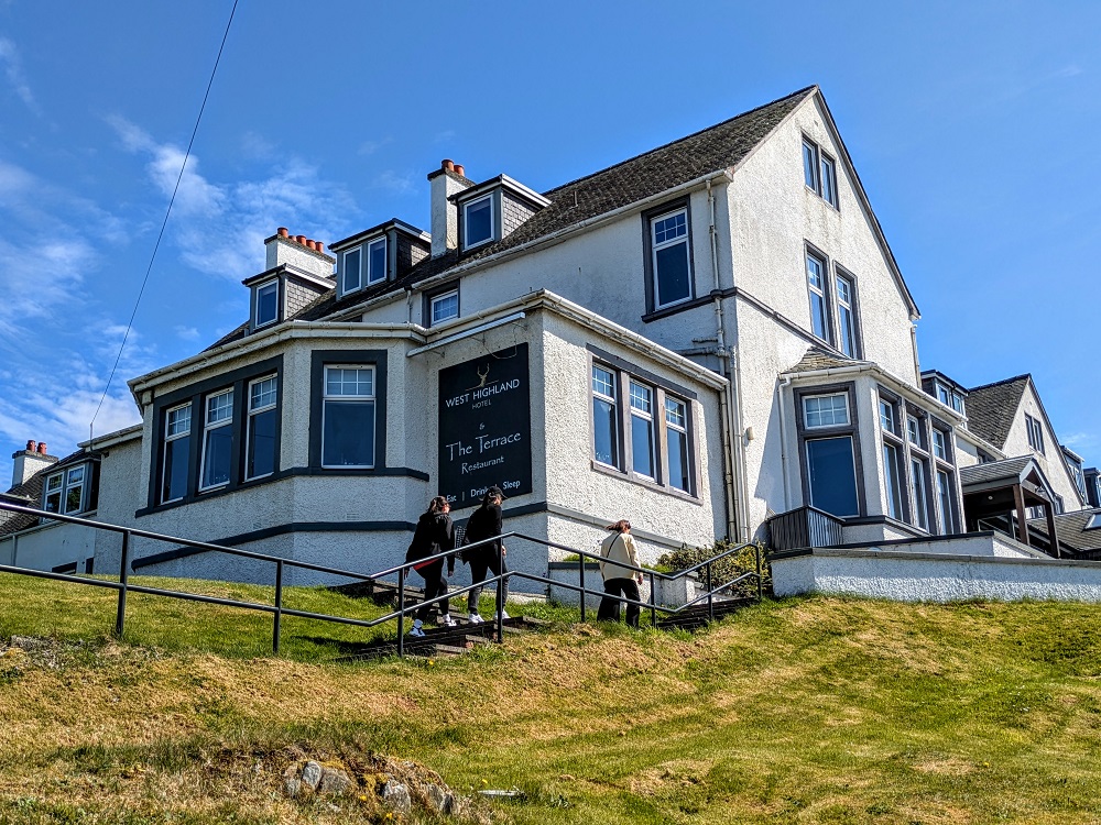 West Highland Hotel & the Terrace Restaurant in Mallaig, Scotland