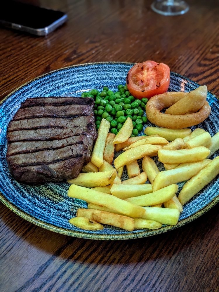 10oz rump steak at Foundry Aberdeen