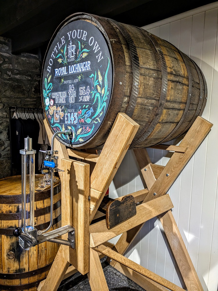 Bottle your own Royal Lochnagar whisky