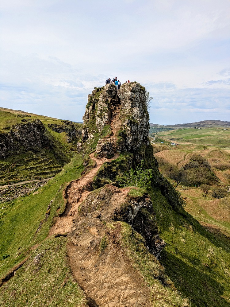 Castle Ewen in the Fairy Glen on the Isle of Skye