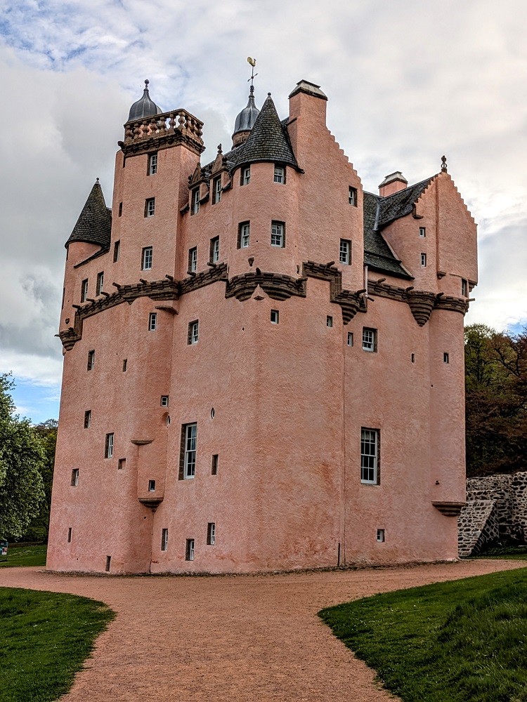 Craigievar Castle in Scotland