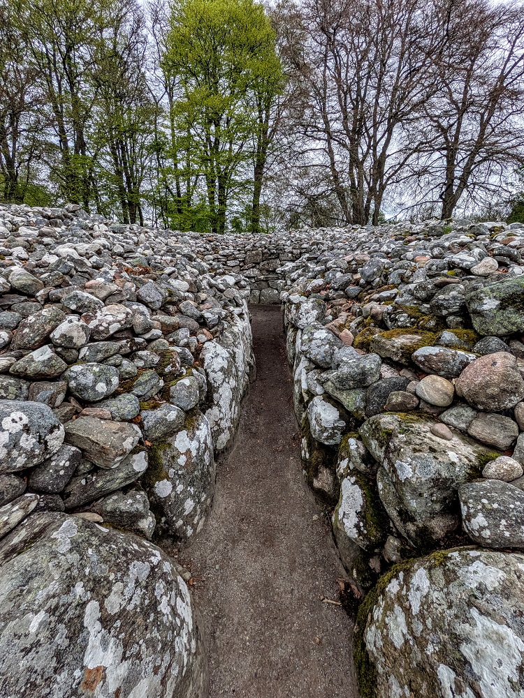 Entrance of one of the Clava Cairns