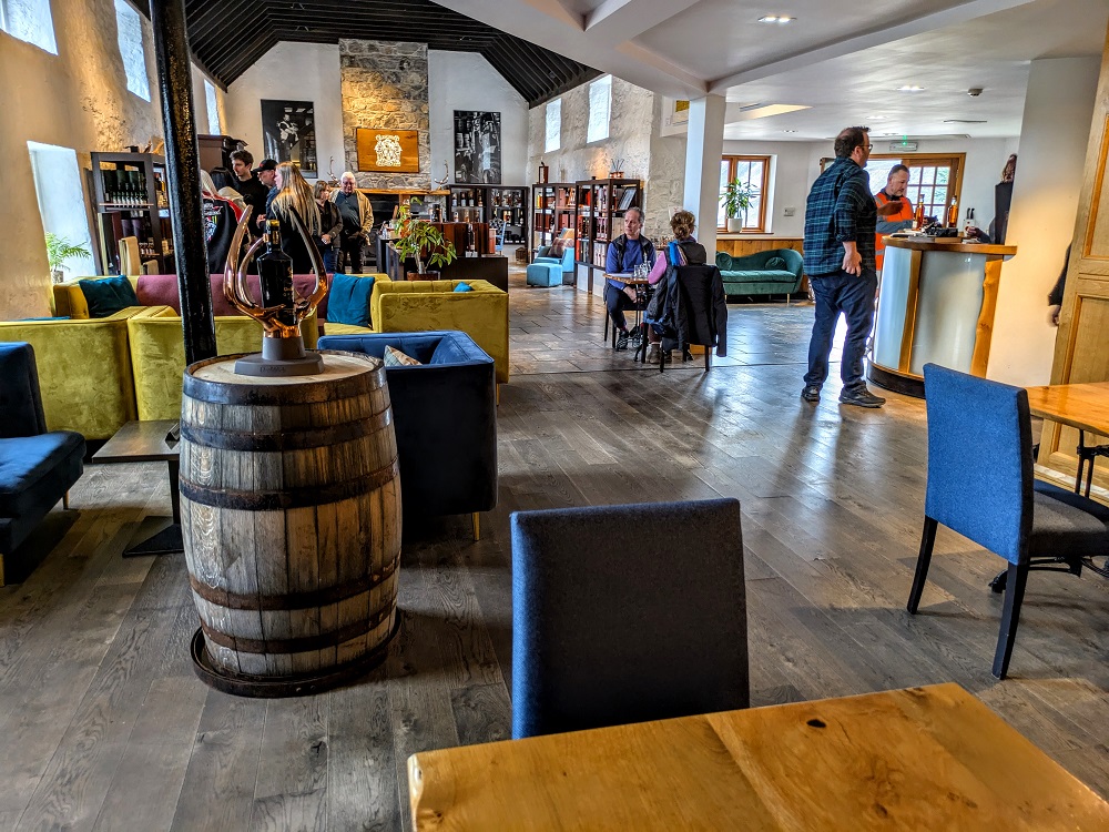 Glenfiddich Distillery gift shop and tasting room