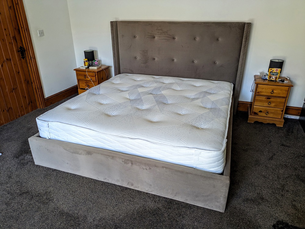 Our new super king bed