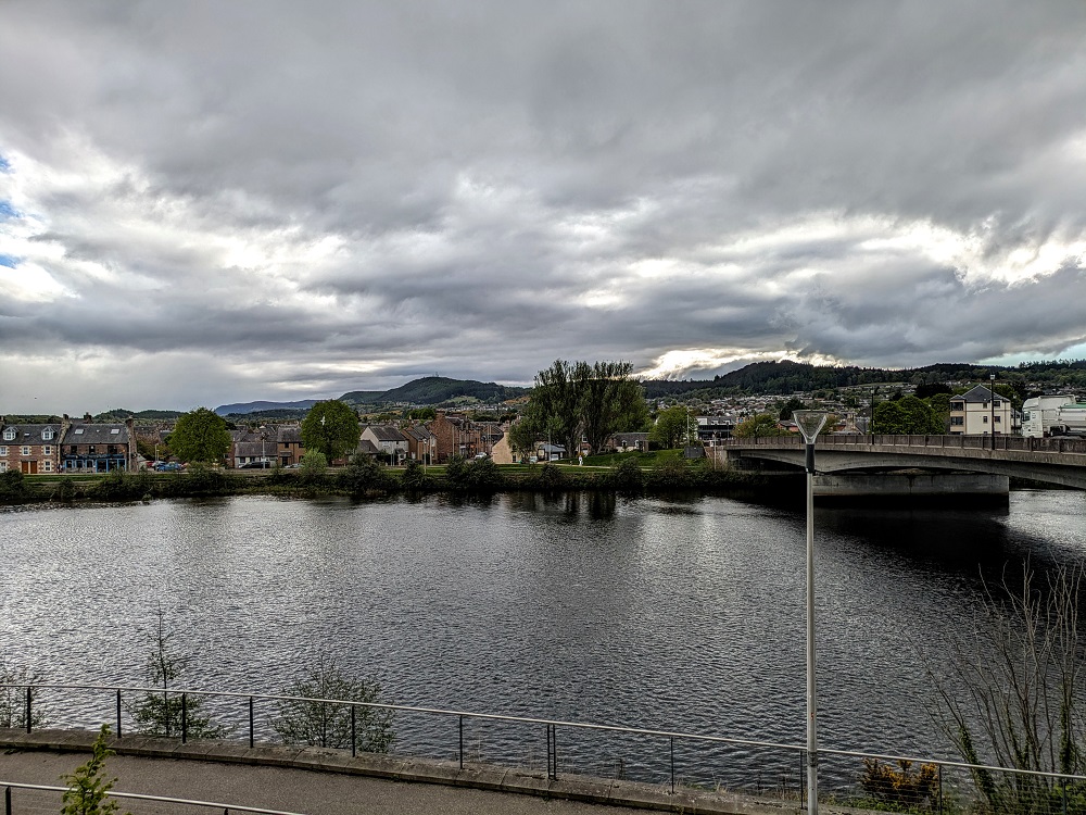 Our view of the River Ness