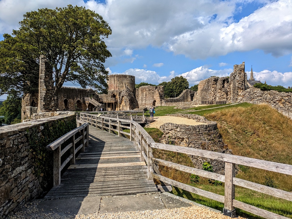 Barnard Castle - Bridge from the Middle Ward to the Inner Ward