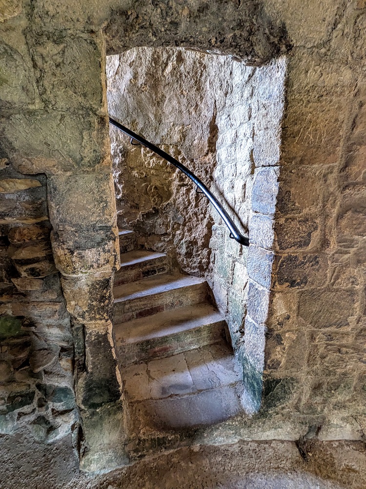 Barnard Castle - Spiral staircase in the Round Tower