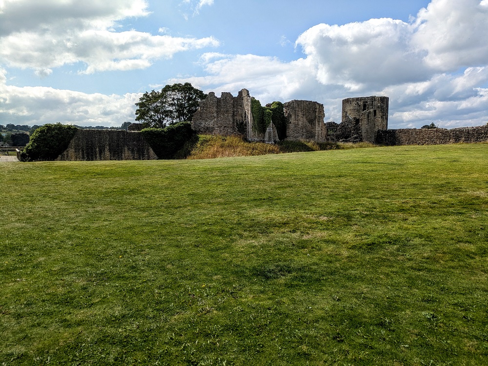 Center of the Barnard Castle grounds