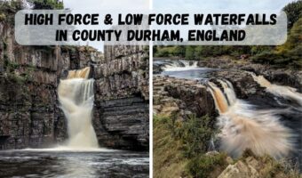 High Force Waterfall Low Force Waterfall County Durham England