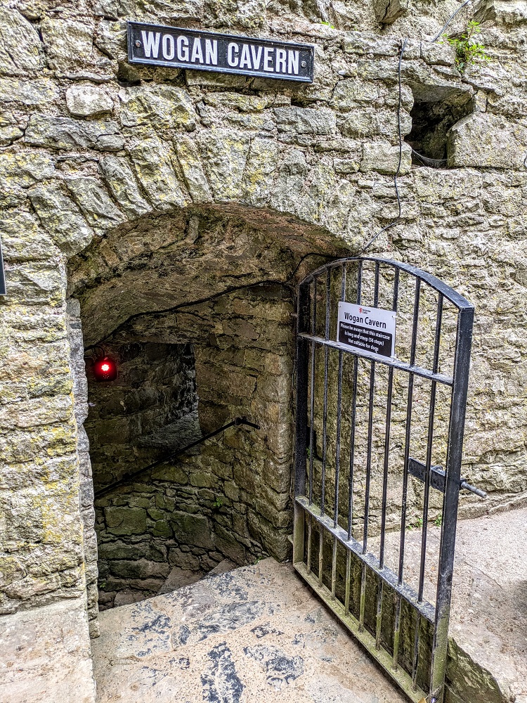 Pembroke Castle - Entrance of Wogan Cavern