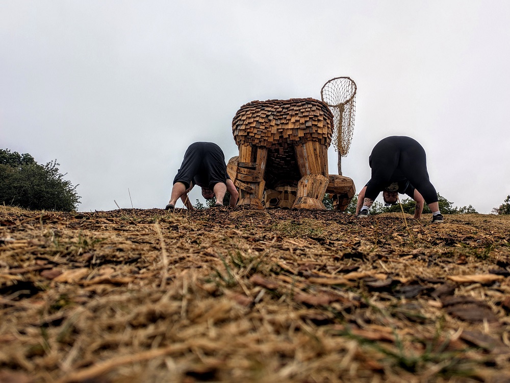 Whipsnade Zoo Thomas Dambo Trolls A Field Study - Hasse - Who did it better