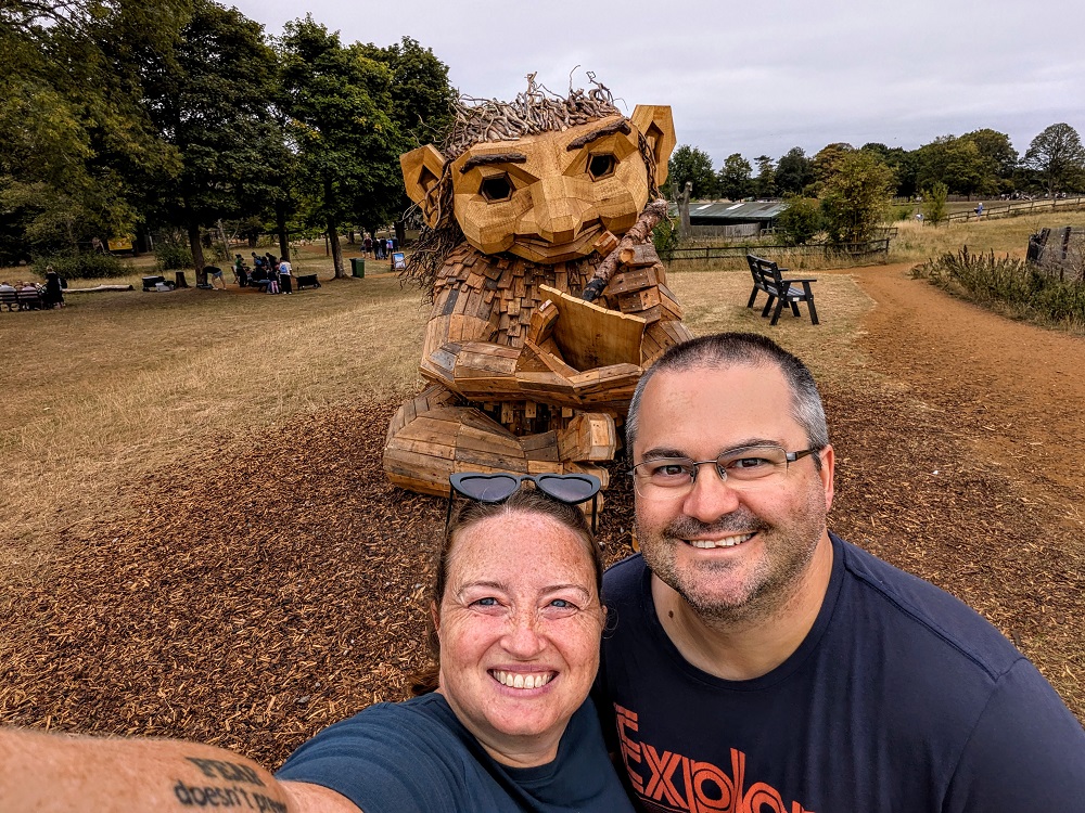 Finding Thomas Dambo's Trolls At Whipsnade Zoo - No Home Just Roam