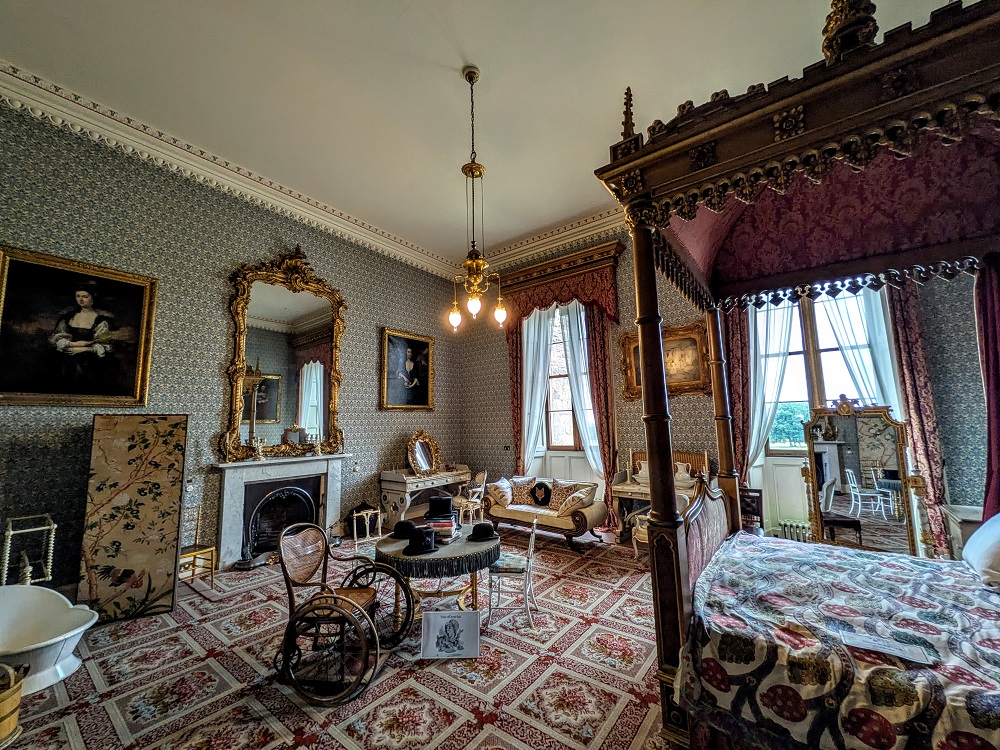 Raby Castle - Blue bedroom