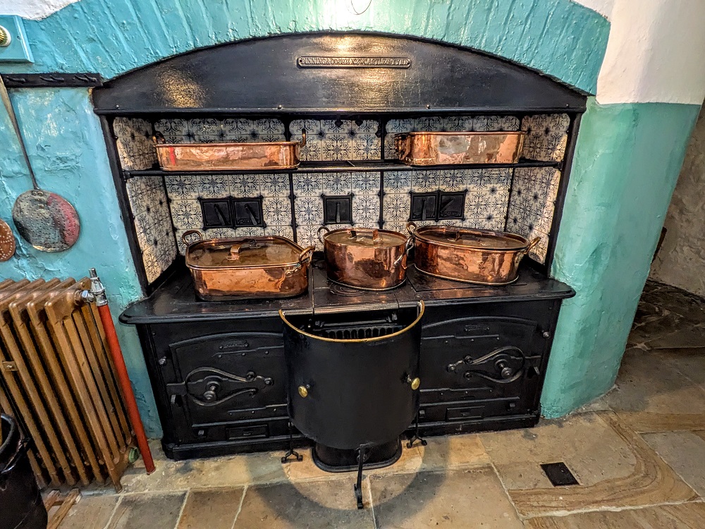 Raby Castle - Oven range made by Dinning & Cooke of Newcastle-on-Tyne