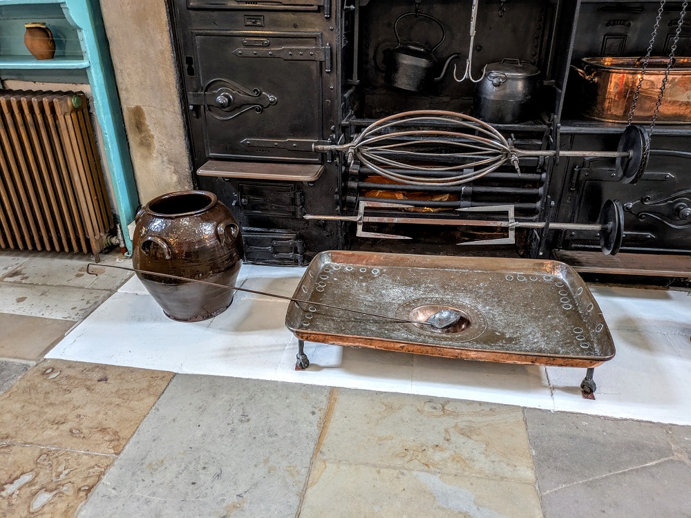 Raby Castle - Rotisserie and gravy pan