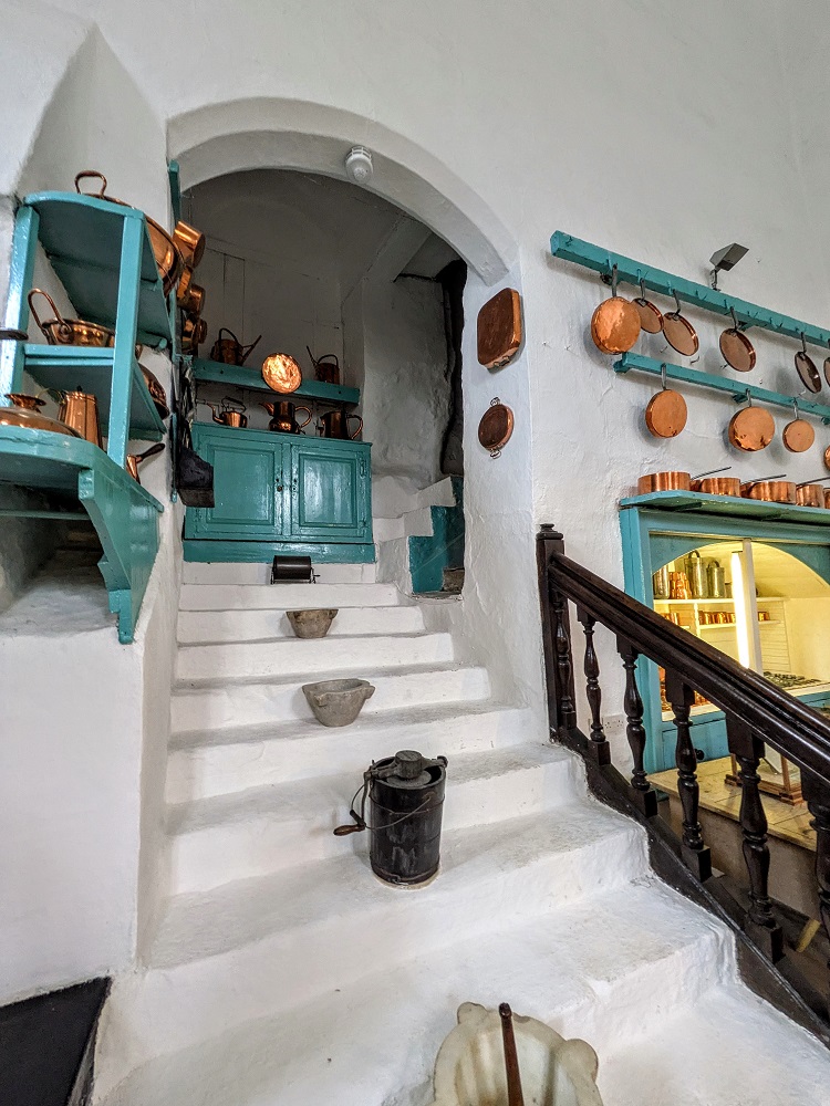 Raby Castle - Stairs leading to Barons' Hall